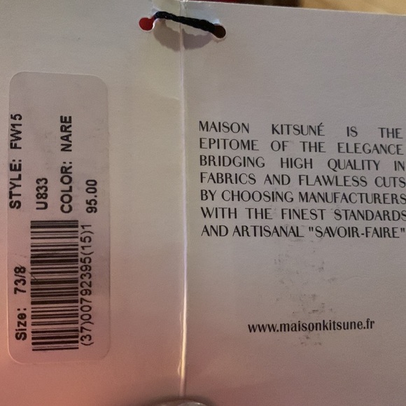 Maison Kitsuné Parisien baseball hat - Picture 4 of 4